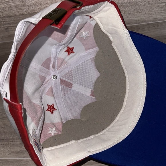 Rhinestoned American Flag Cap - Picture 3 of 3